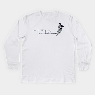 Touchdown Cowboys! Kids Long Sleeve T-Shirt